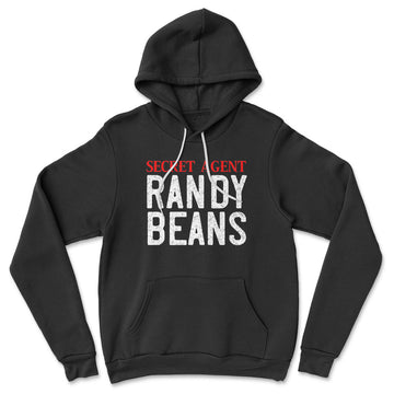 Secret Agent Randy Beans Hoodie in Black color